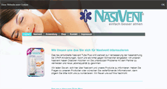 Desktop Screenshot of nasivent.de