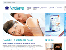 Tablet Screenshot of nasivent.es